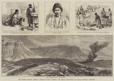 Het Afghaanse grensgeschil door William Crimea Simpson